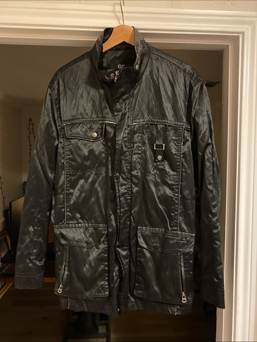 Vintage Gianfranco Ferre Men's Black Field Jacket